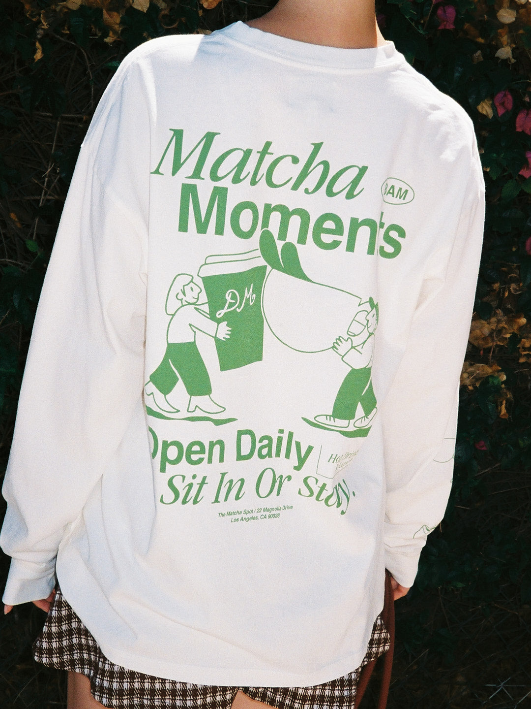 Matcha Moments Tee - Ecru