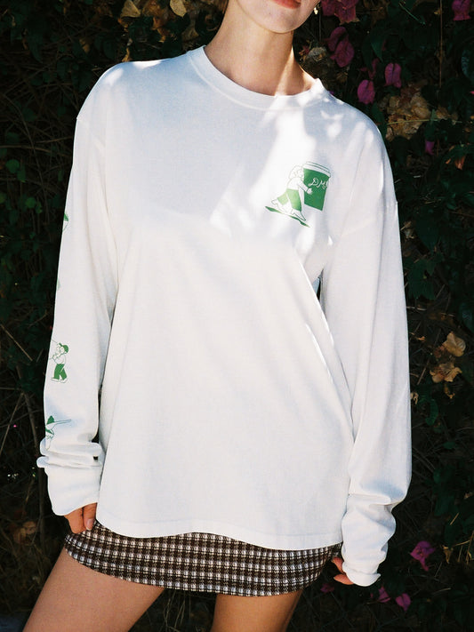 Matcha Moments Tee - Ecru