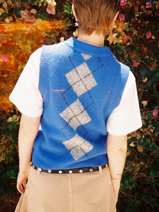 Aggie Vest - Cobalt Blue