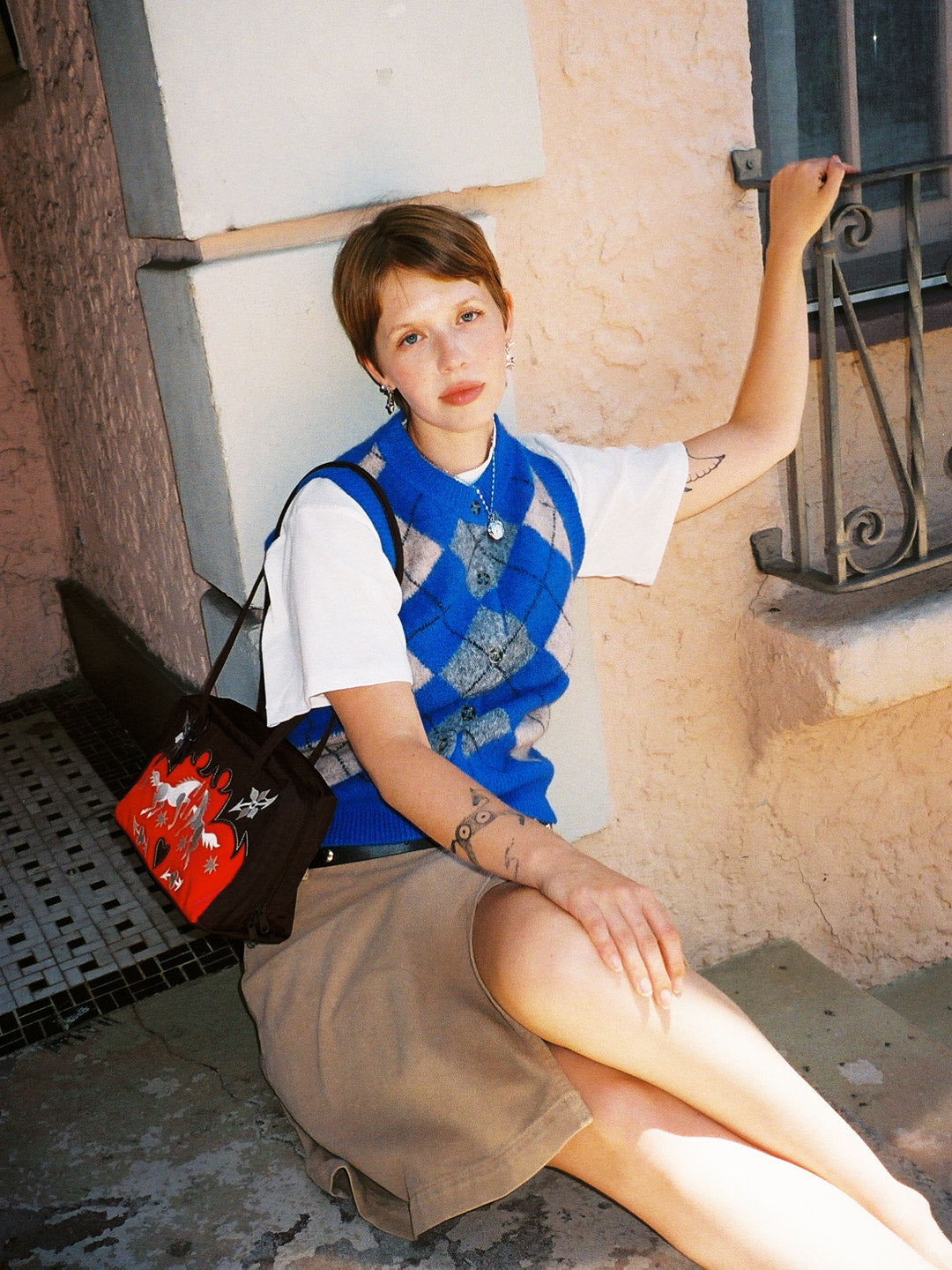 BAGGU Nylon Bowler Bag チャームループ付き ボウラーバッグ BAGGU Nylon Bowler Bag | Urban Outfitters
