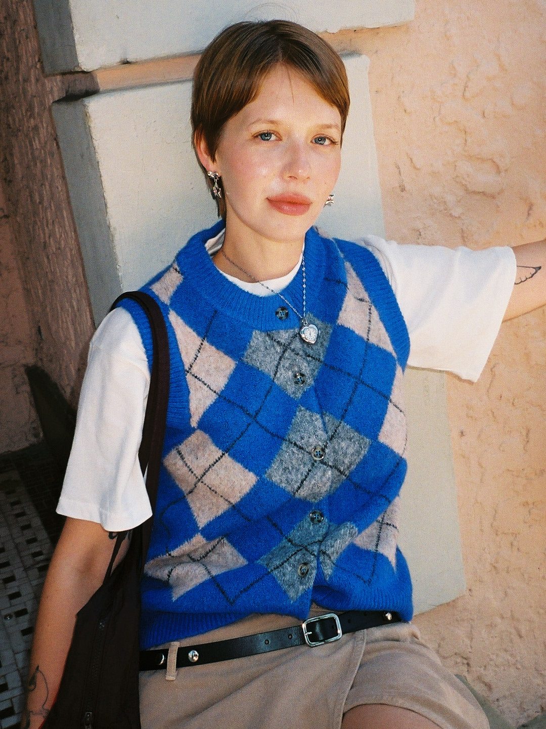 Aggie Vest - Cobalt Blue