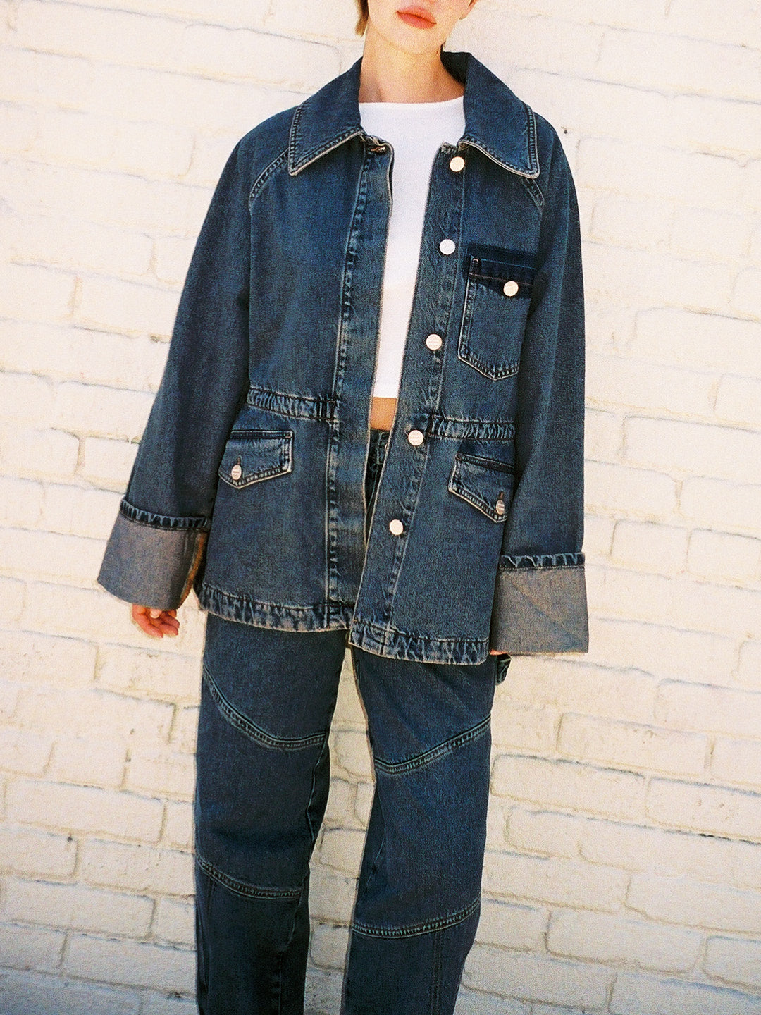 Emilie Workwear Jacket - Dusty Wash