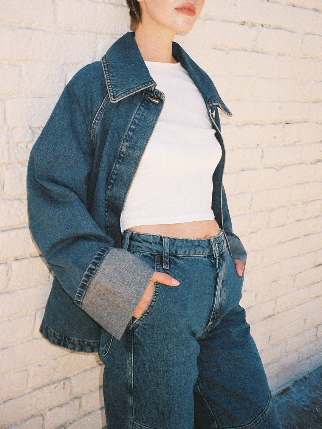 Emilie Workwear Jacket - Dusty Wash