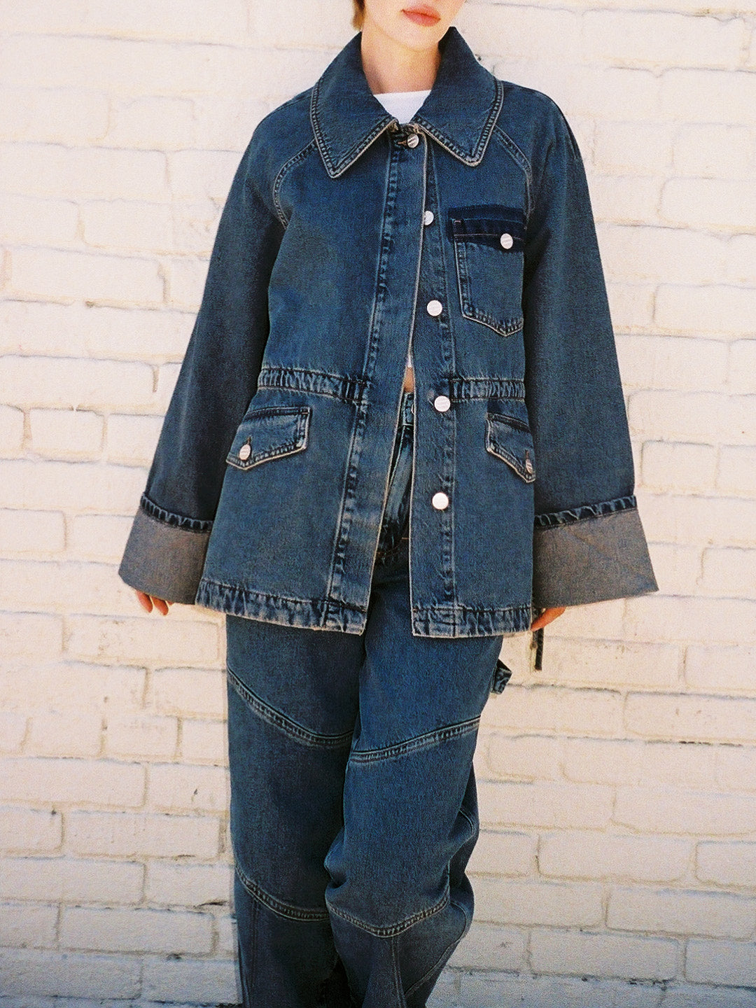 Emilie Workwear Jacket - Dusty Wash