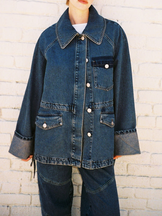 Emilie Workwear Jacket - Dusty Wash