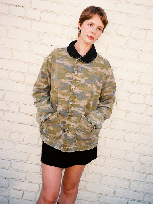 Francis Jacket - Green Camo