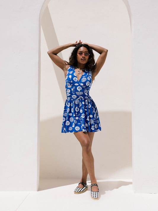 Mila Dress - Caviar Dreams Blue