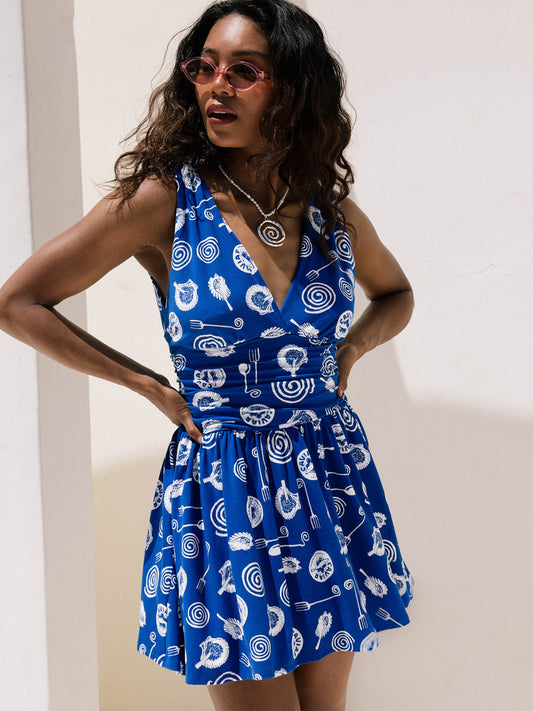 Mila Dress - Caviar Dreams Blue