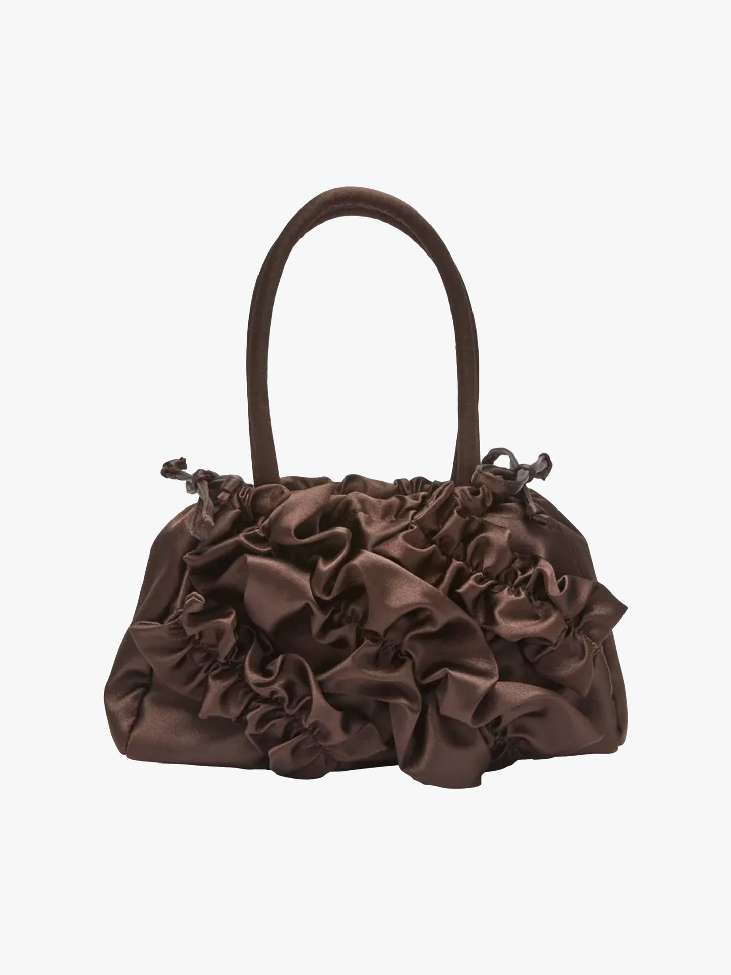 Frilly Alani Bag - Coffee Bean Satin