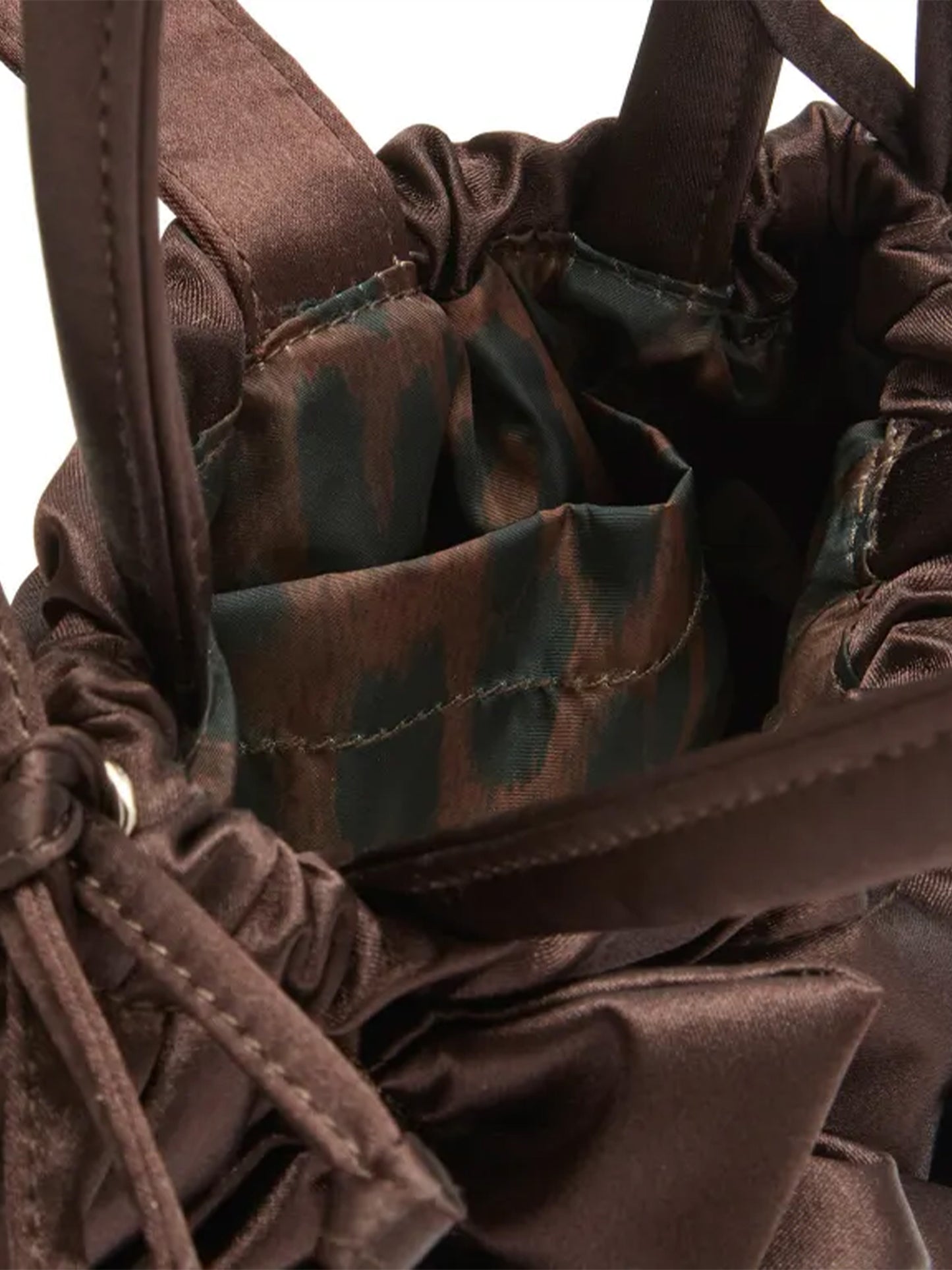 Frilly Alani Bag - Coffee Bean Satin