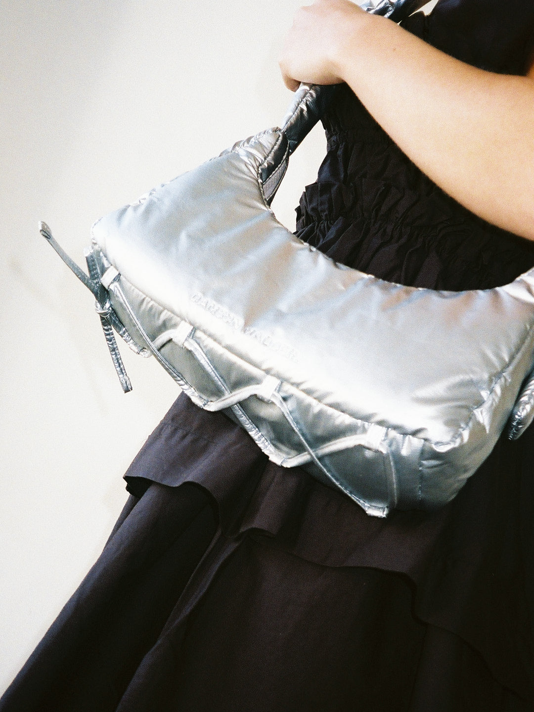 Puffy Saz Bag - Silver – Lisa Says Gah