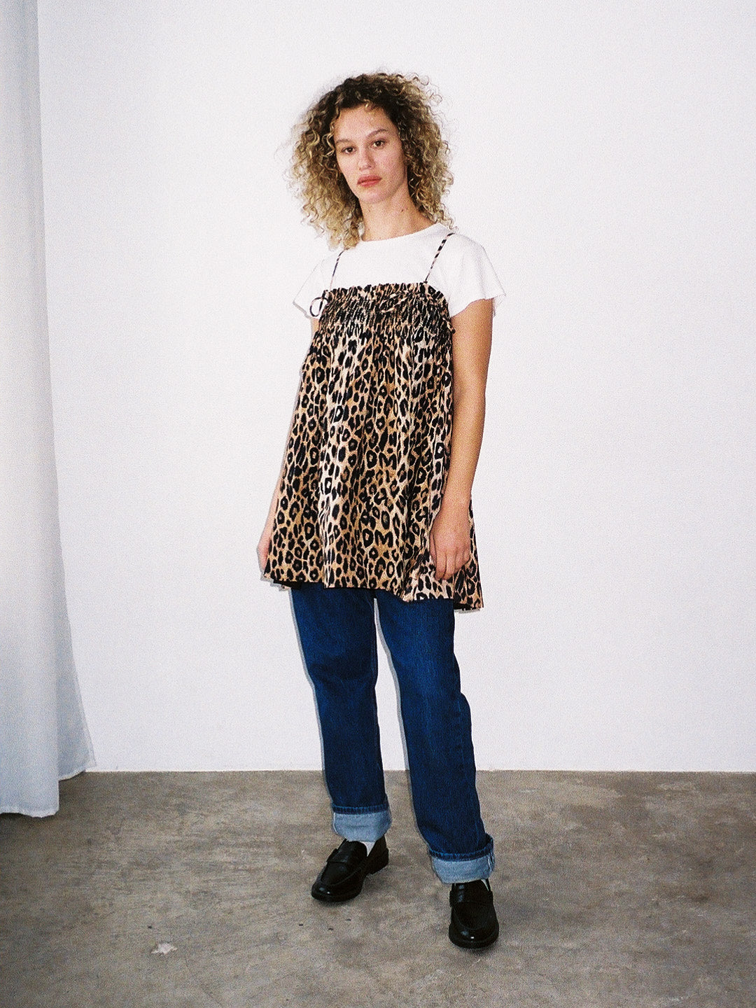 Lilo Mini Dress - Leopard