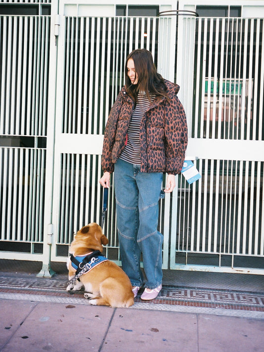 Pearl Puffer - Chocolate Leopard