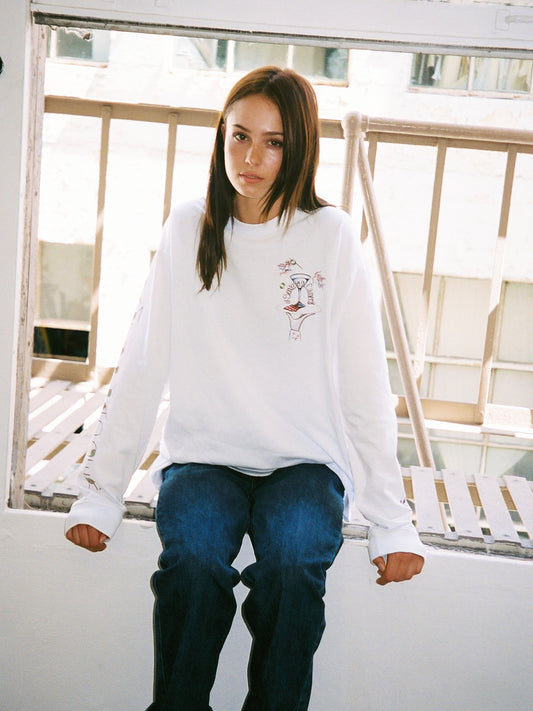 Olive Hotel Tee - White