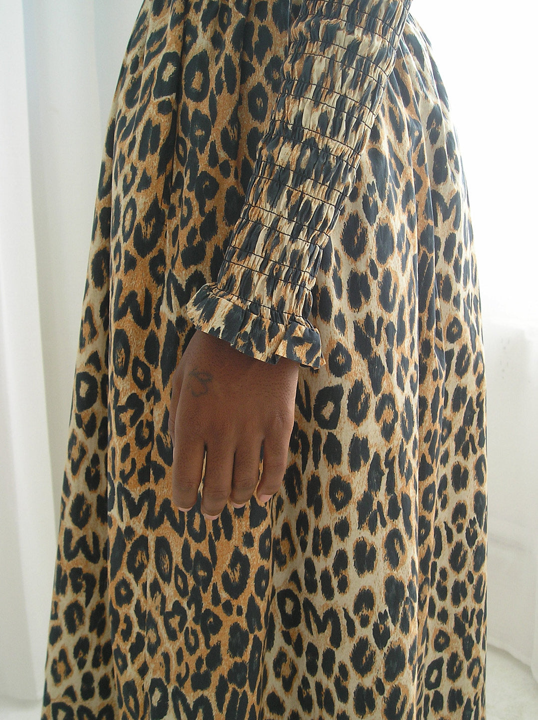 Harper Shirred Midi Dress
