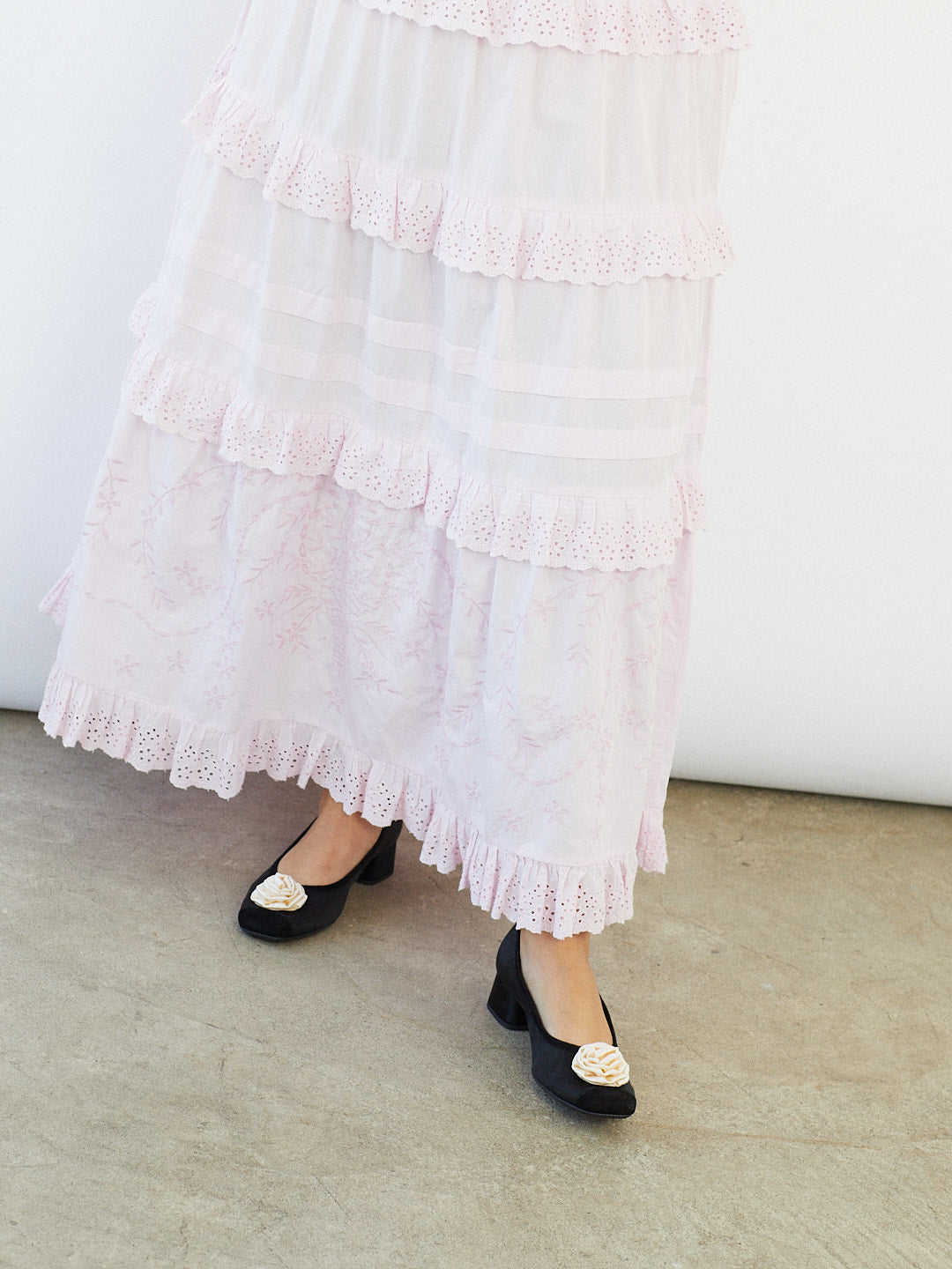 Rebecca Bow Dress - Pink