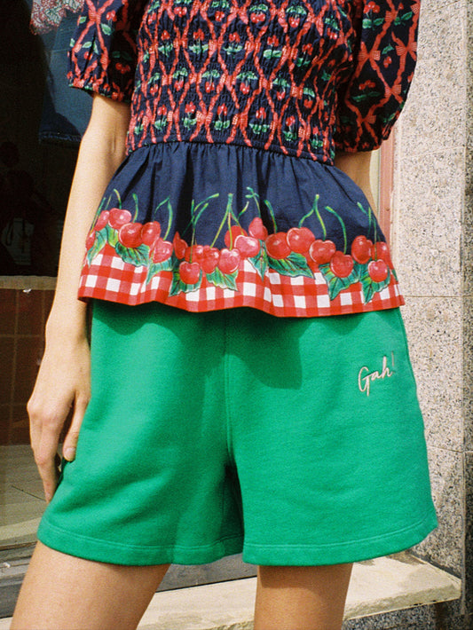 Organic Fleece Short - Basil