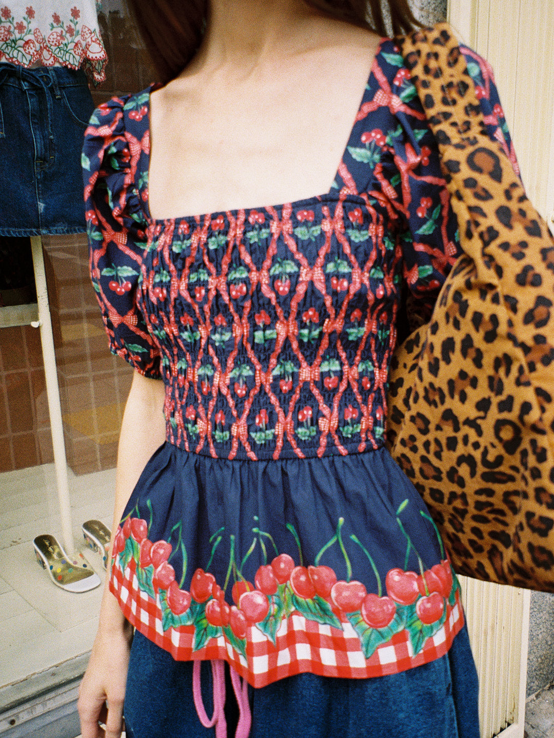 Allegra Blouse - Cherry Pie