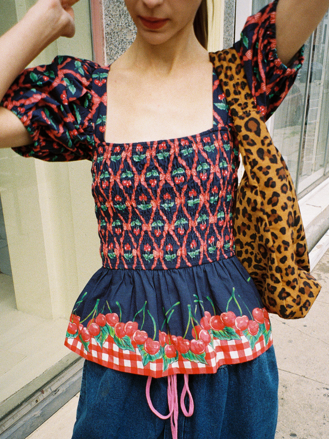 Allegra Blouse - Cherry Pie