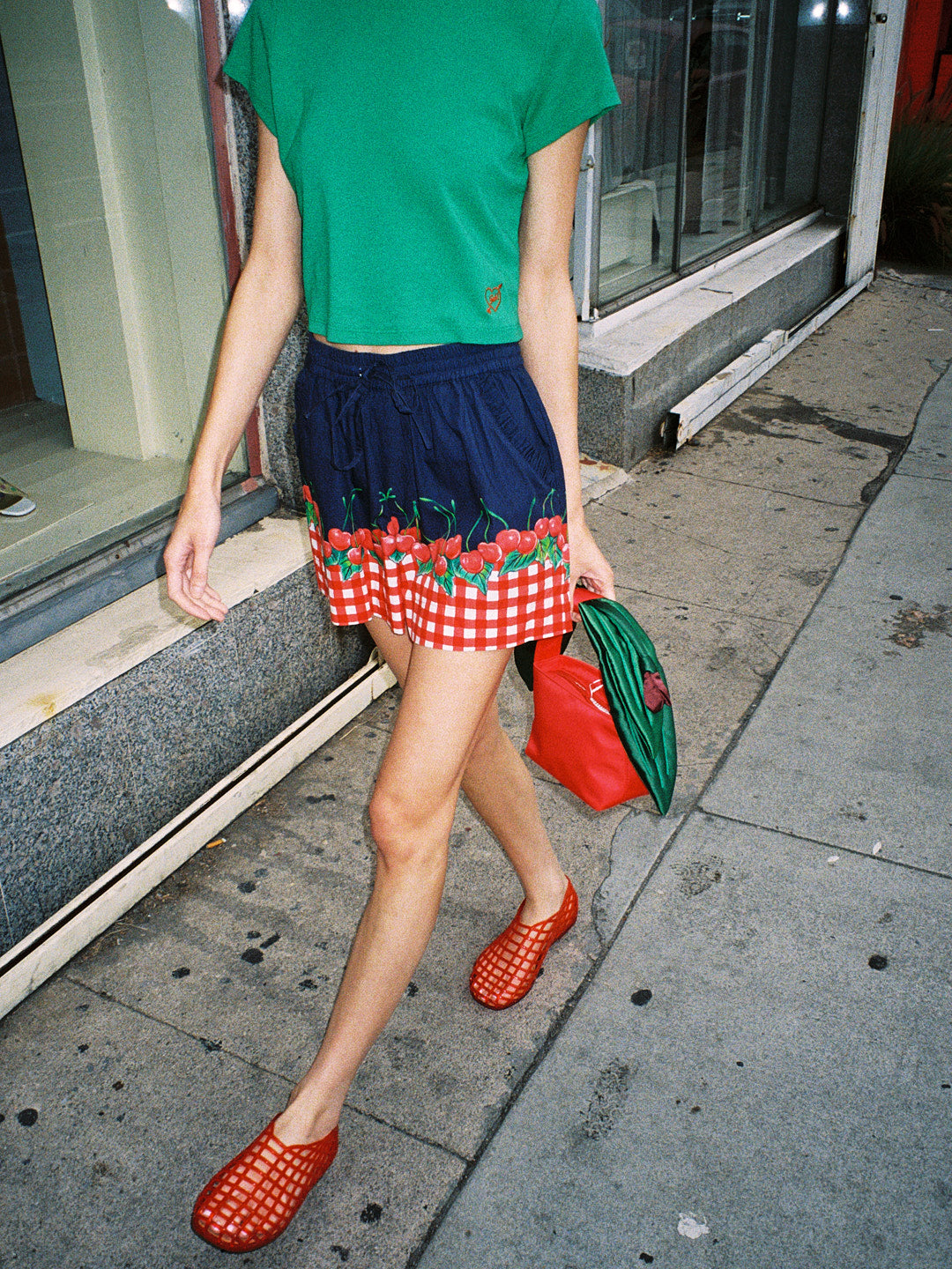 Pull On Shorts - Cherry Pie