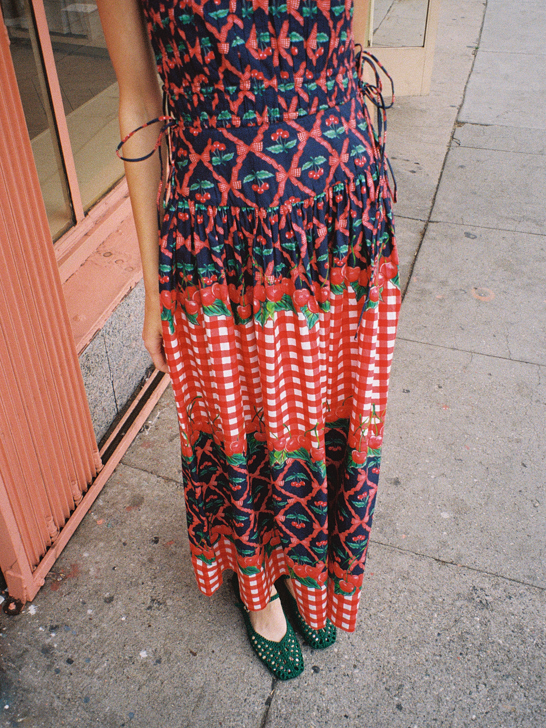 Kelia Midi Dress - Cherry Pie