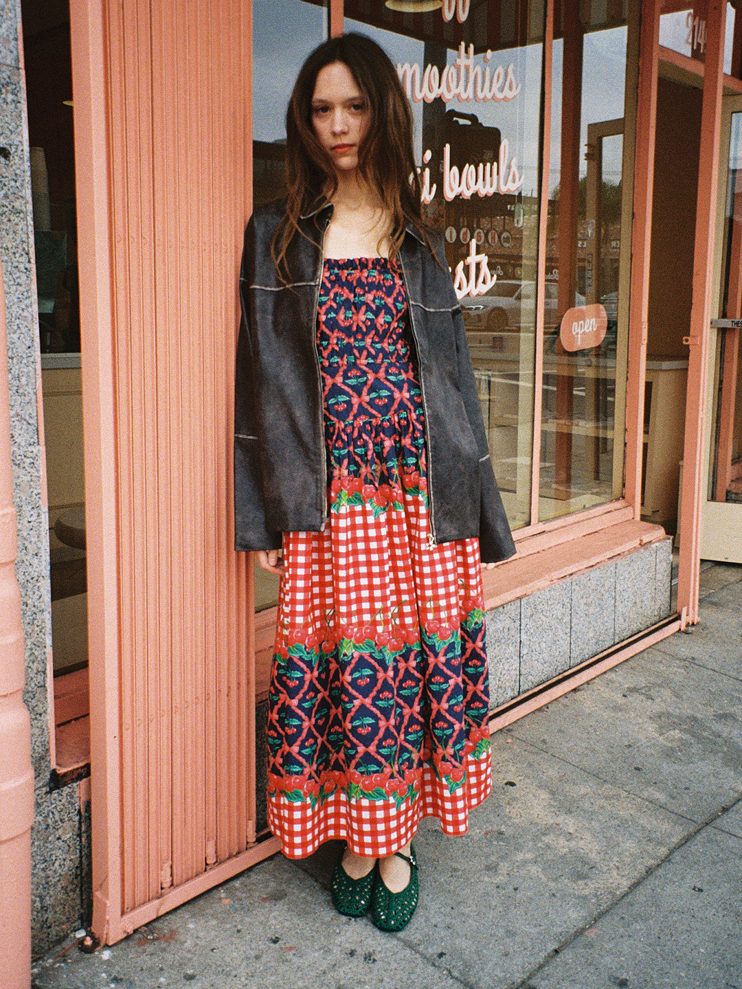 Kelia Midi Dress - Cherry Pie