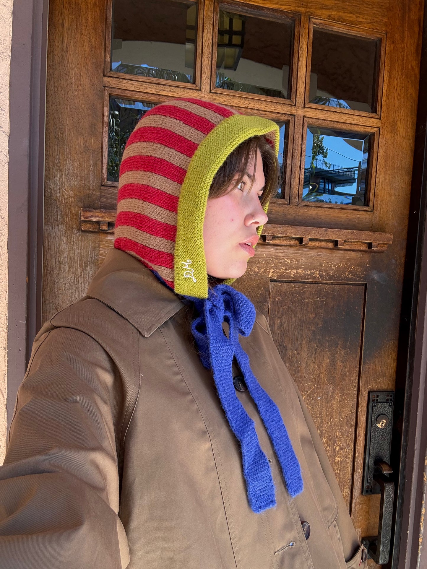 Striped Bonnet - Mix Stripe