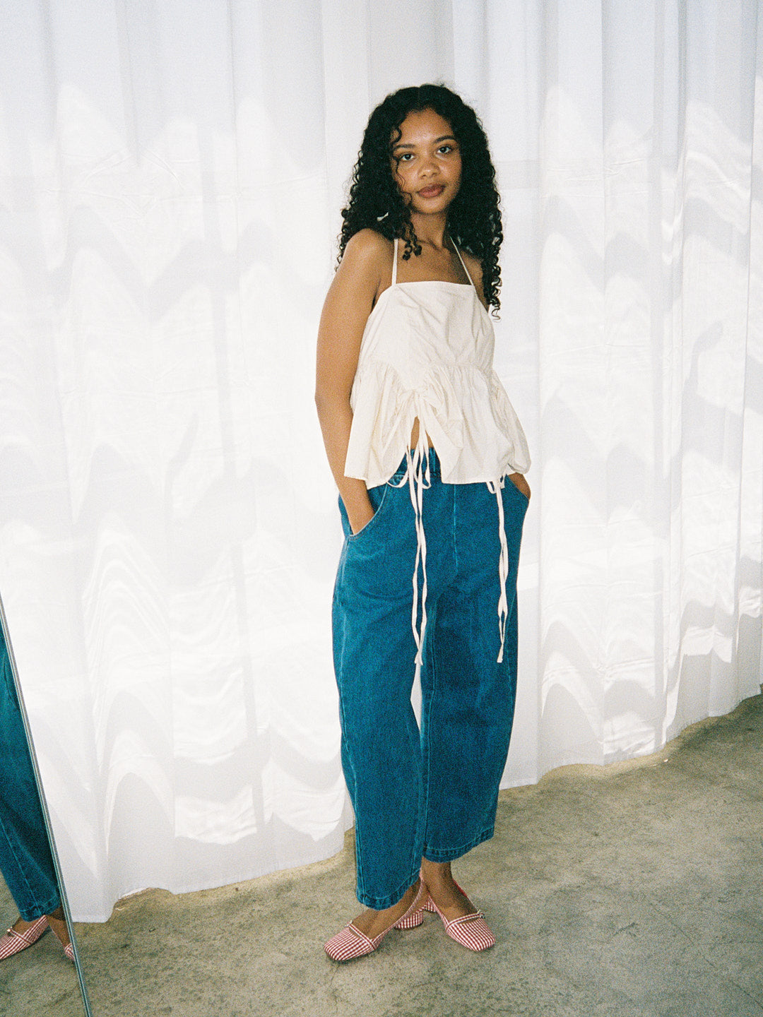 Butterfly Blouse - Coffee