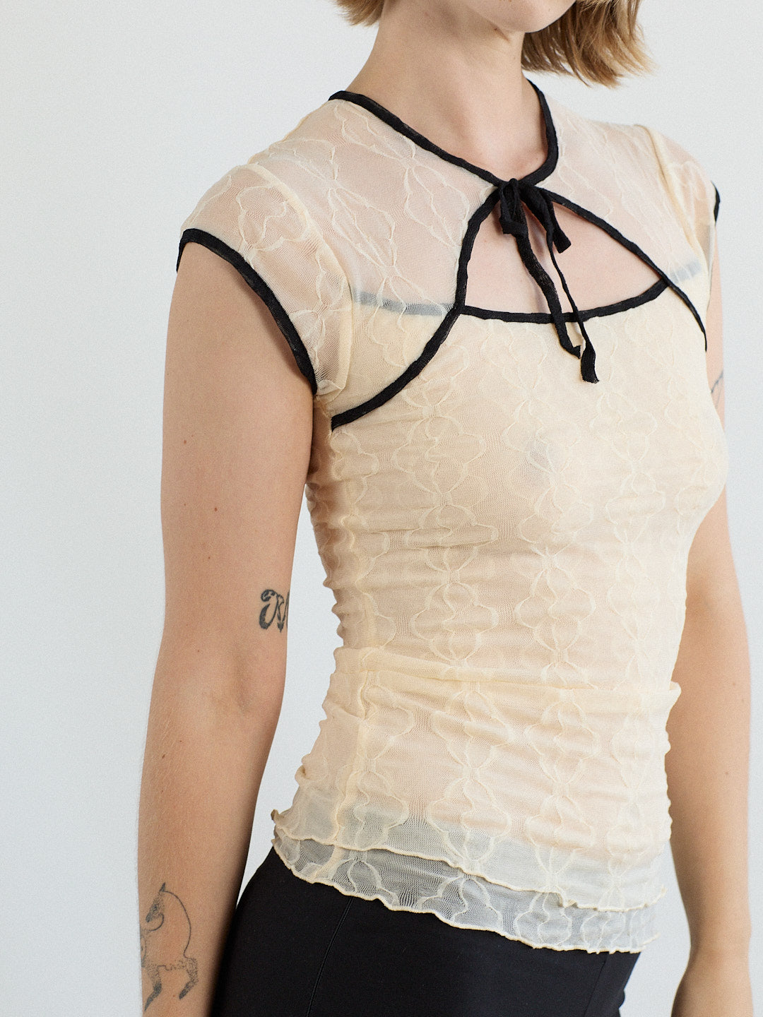 トップス BOWWOW \"THINK Re: THINK\" Mr BLONDE LSTEE Summer Mode Cotton Bra Top | Windsor