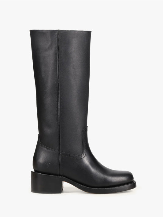 Campus Knee High Boot - Black