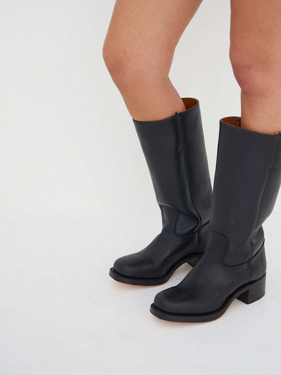 Campus Knee High Boot - Black