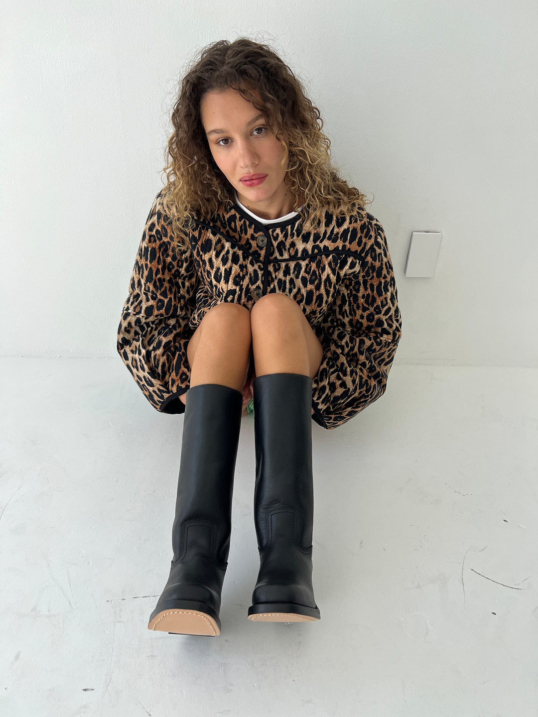 Campus Knee High Boot - Black