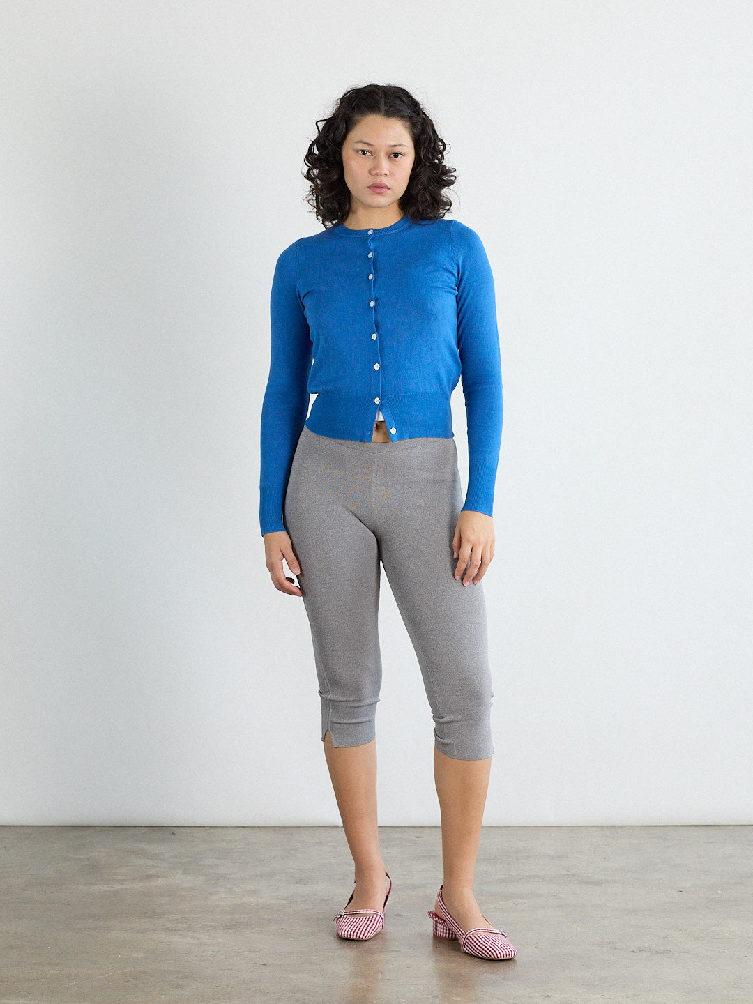 【COLOR iN ID】Selena Cut Capri Pants J BRAND Selena Mid Rise Crop Pants Womens 30 Black Velvet
