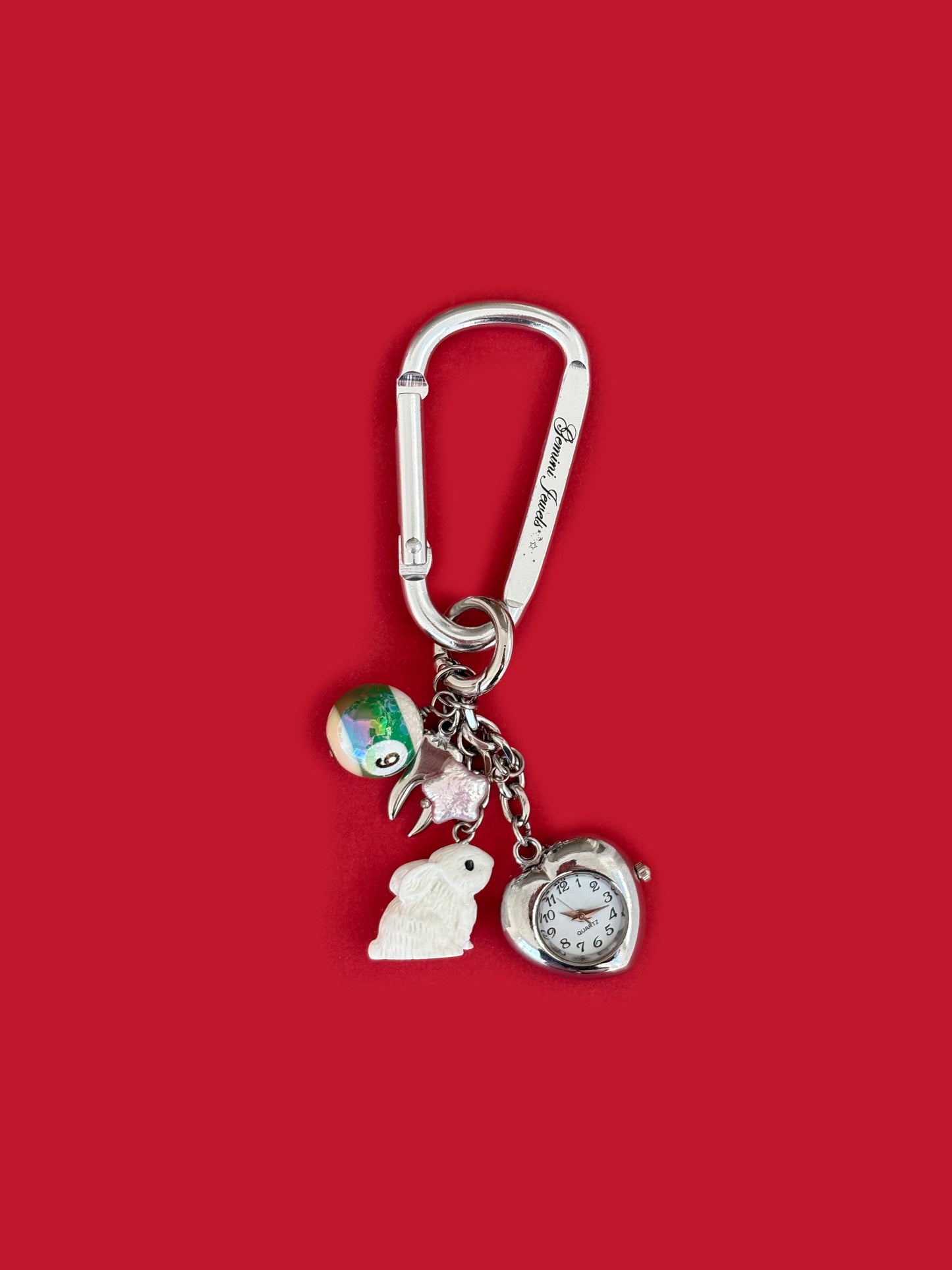 Thriving on Chaos Charms Carabiner - Silver