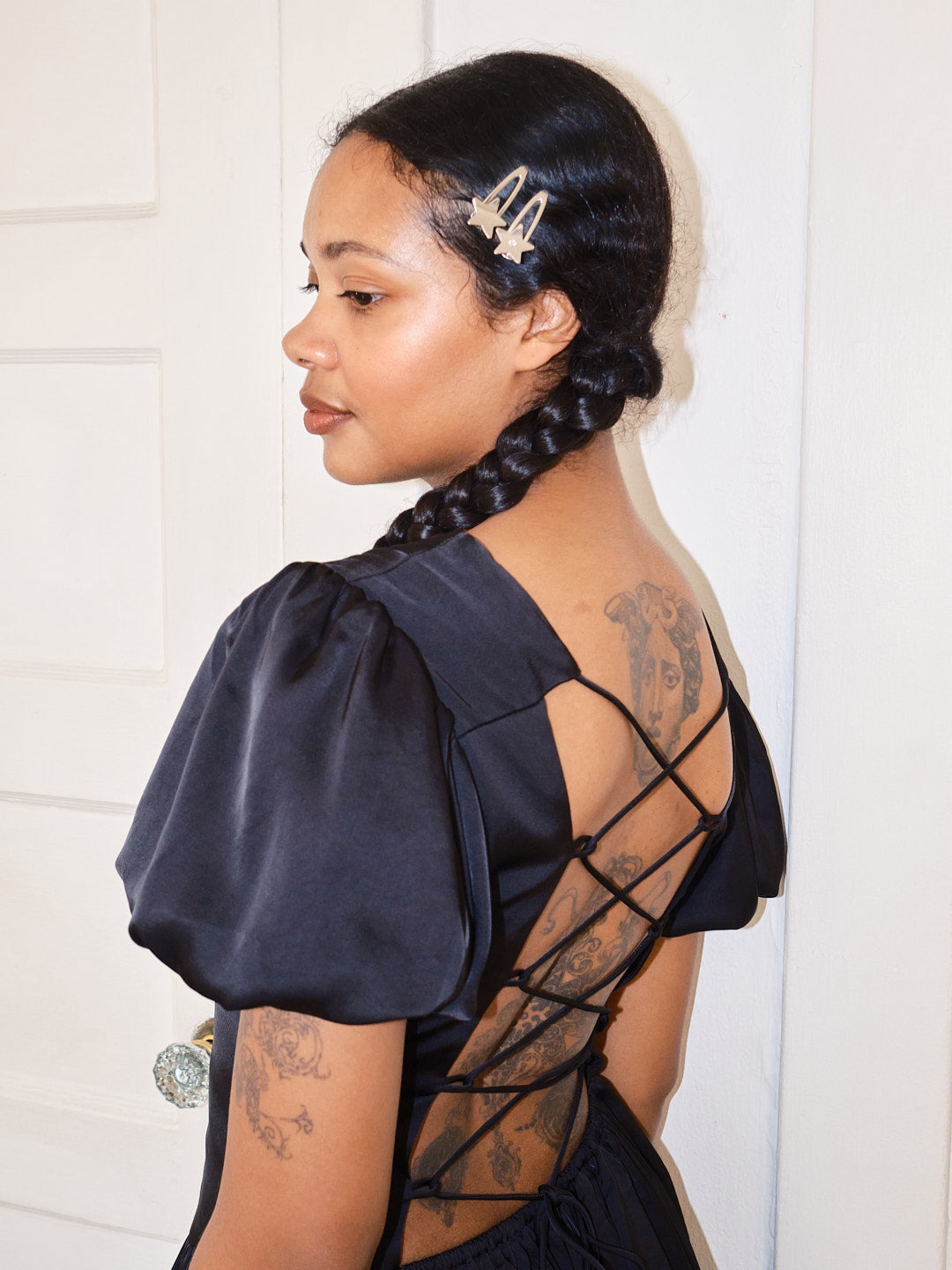 Nova Star Hair Clip Set - Silver