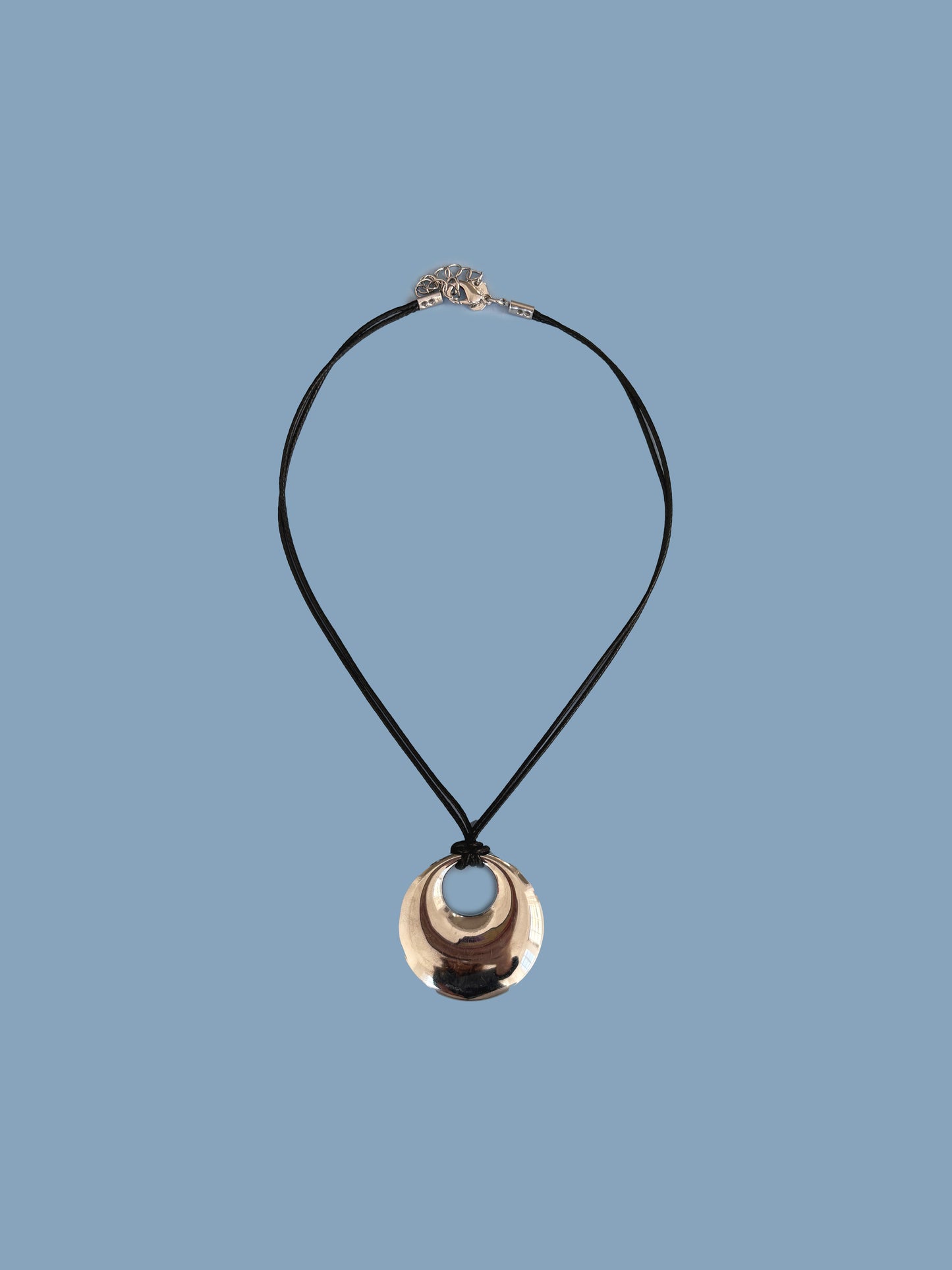 Aurora Circle Necklace - Silver