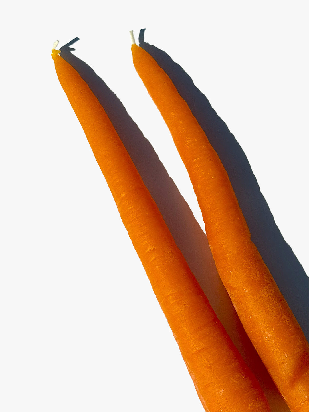 Carrot Taper Candles