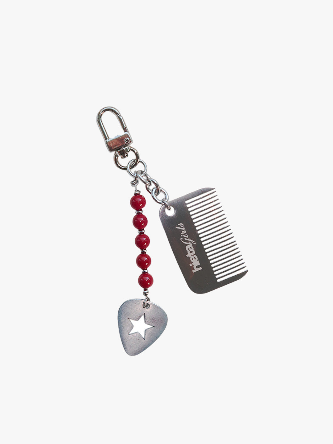 Clarissa Keyring - Silver