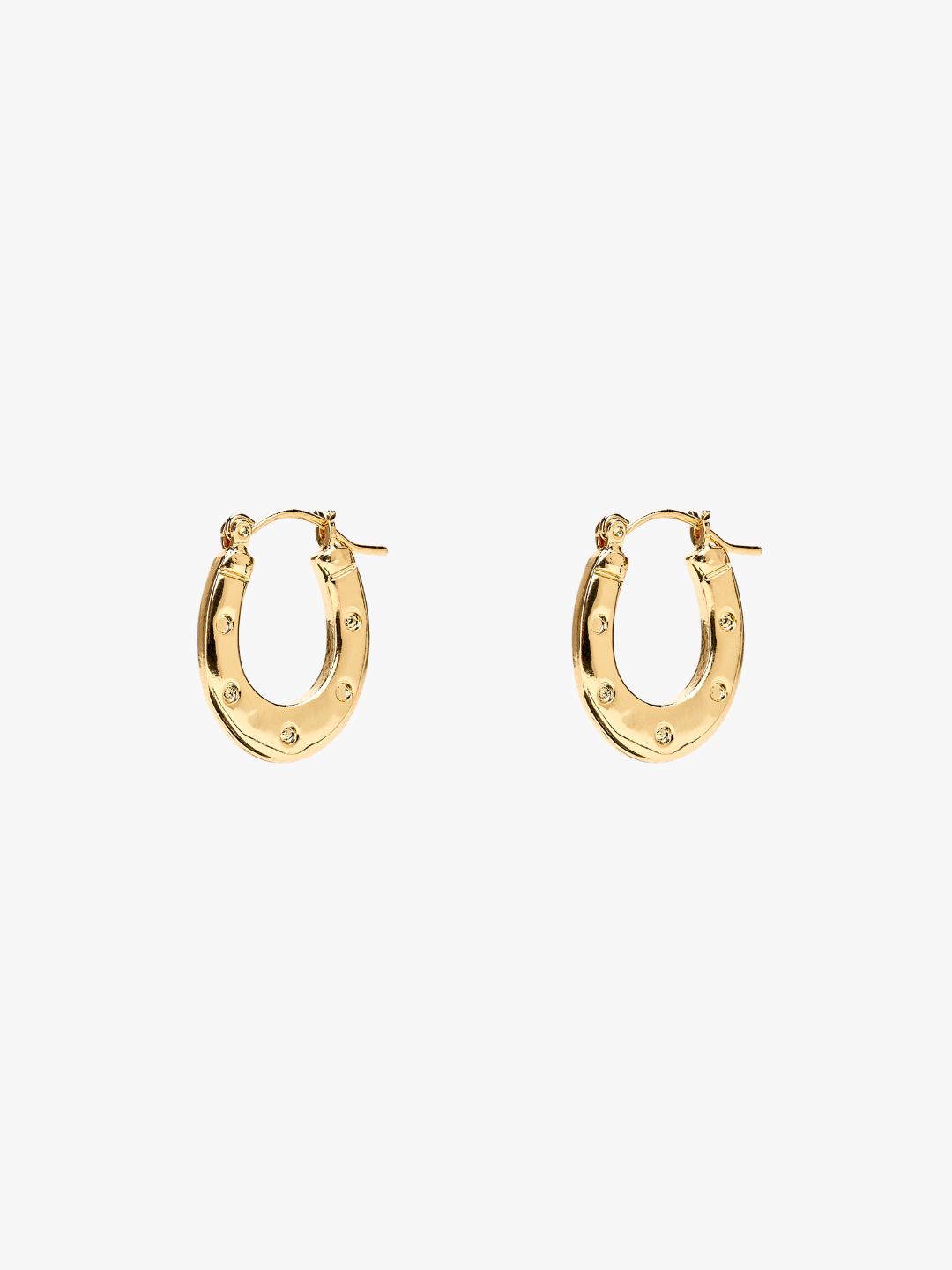Horseshoe Earrings - Gold