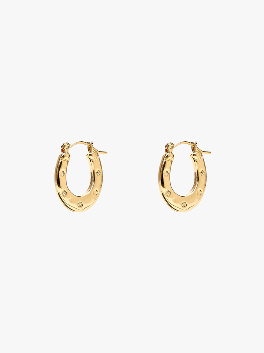 Horseshoe Earrings - GLD