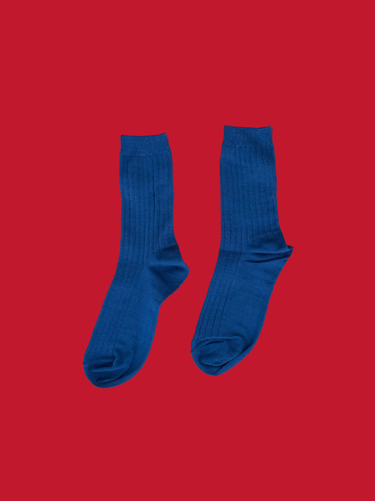 Her Socks - Cobalt