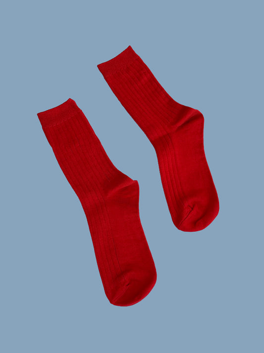 Her Socks - Classic Red