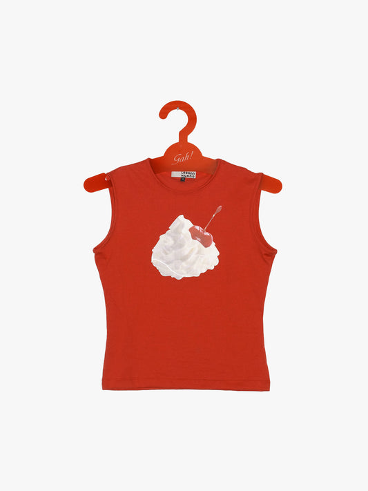 Lenticular Crew Tank - Cherry Whip Patch