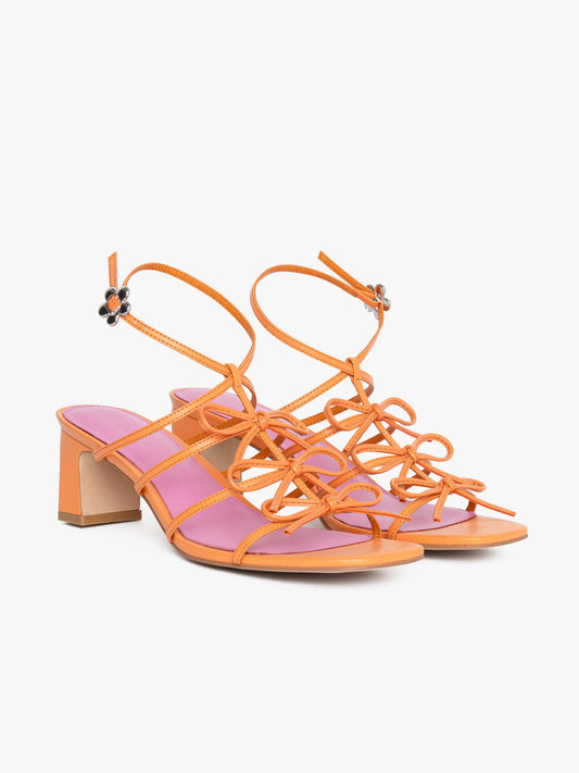 Carrie Bow Sandal - Creamsicle/Rouge