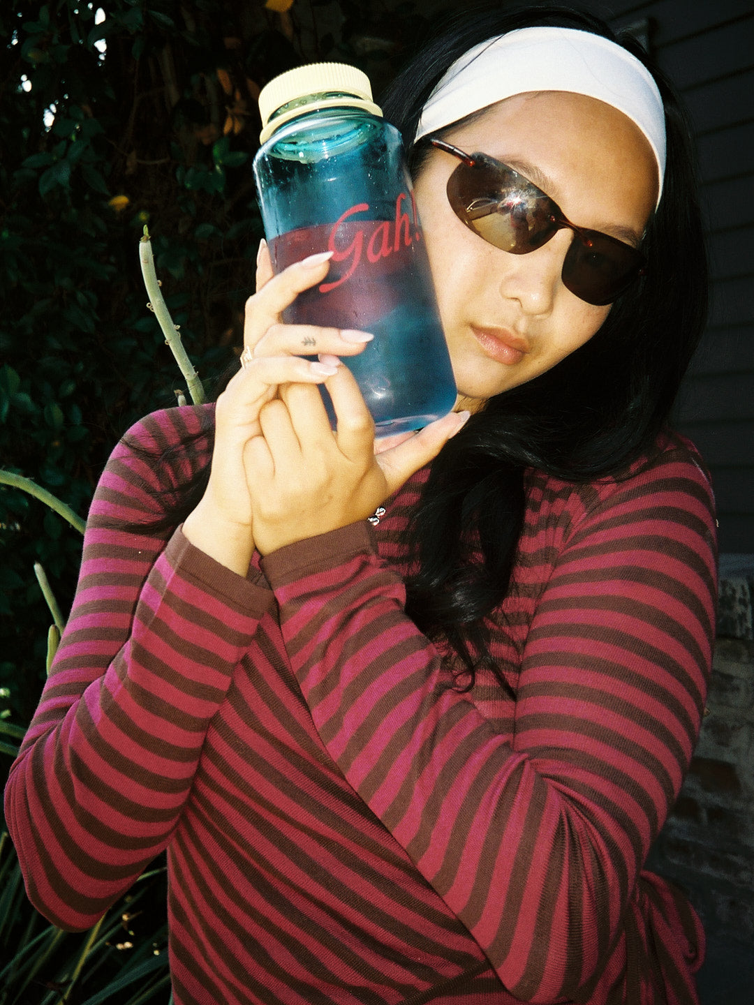 Gah! Water Bottle - Butter/Blue