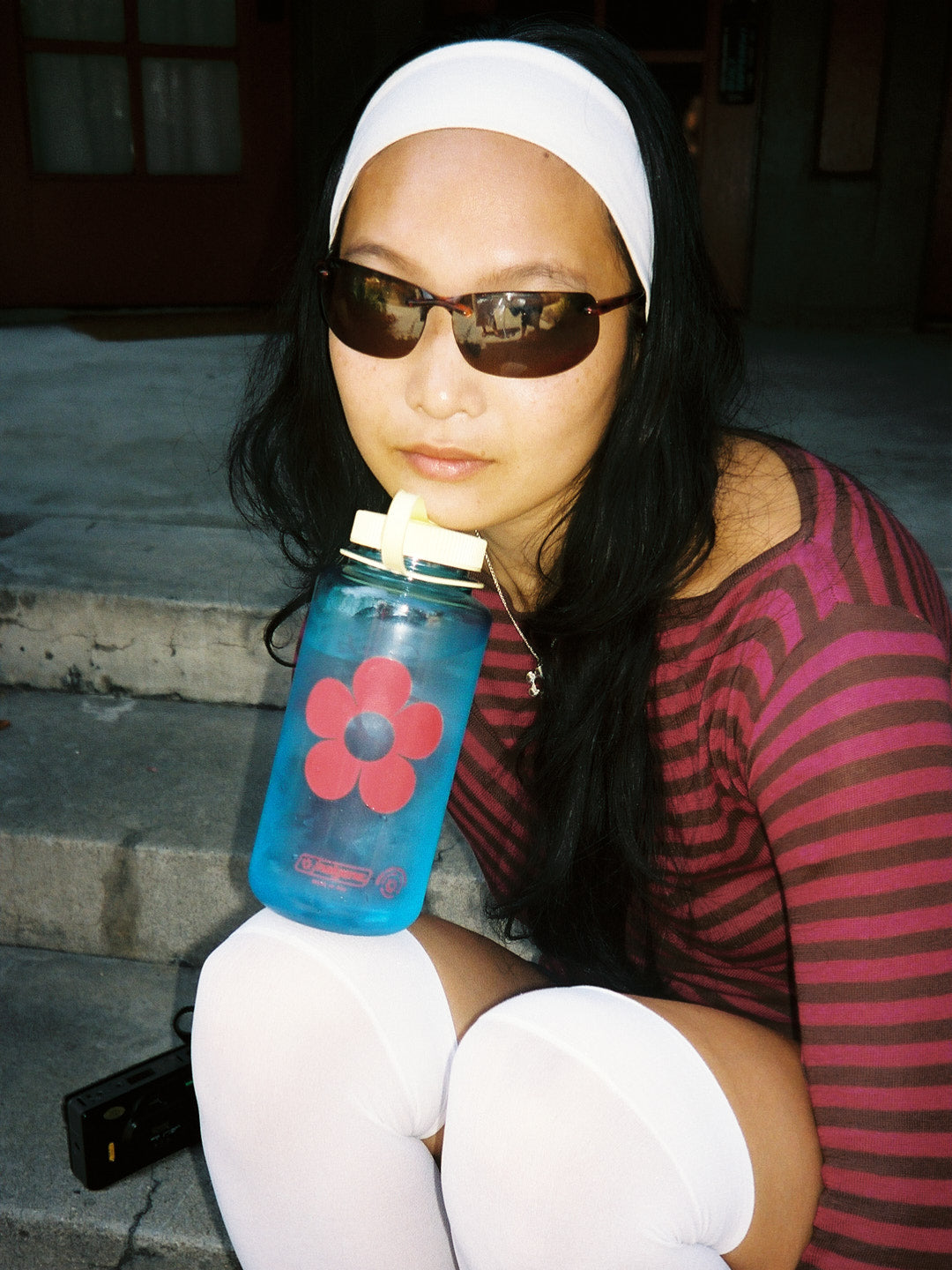 Gah! Water Bottle - Butter/Blue
