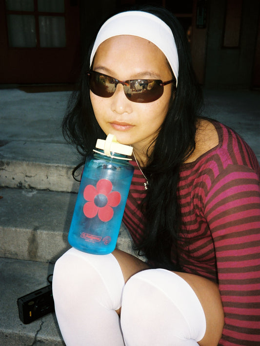 Gah! Water Bottle - Butter/Blue