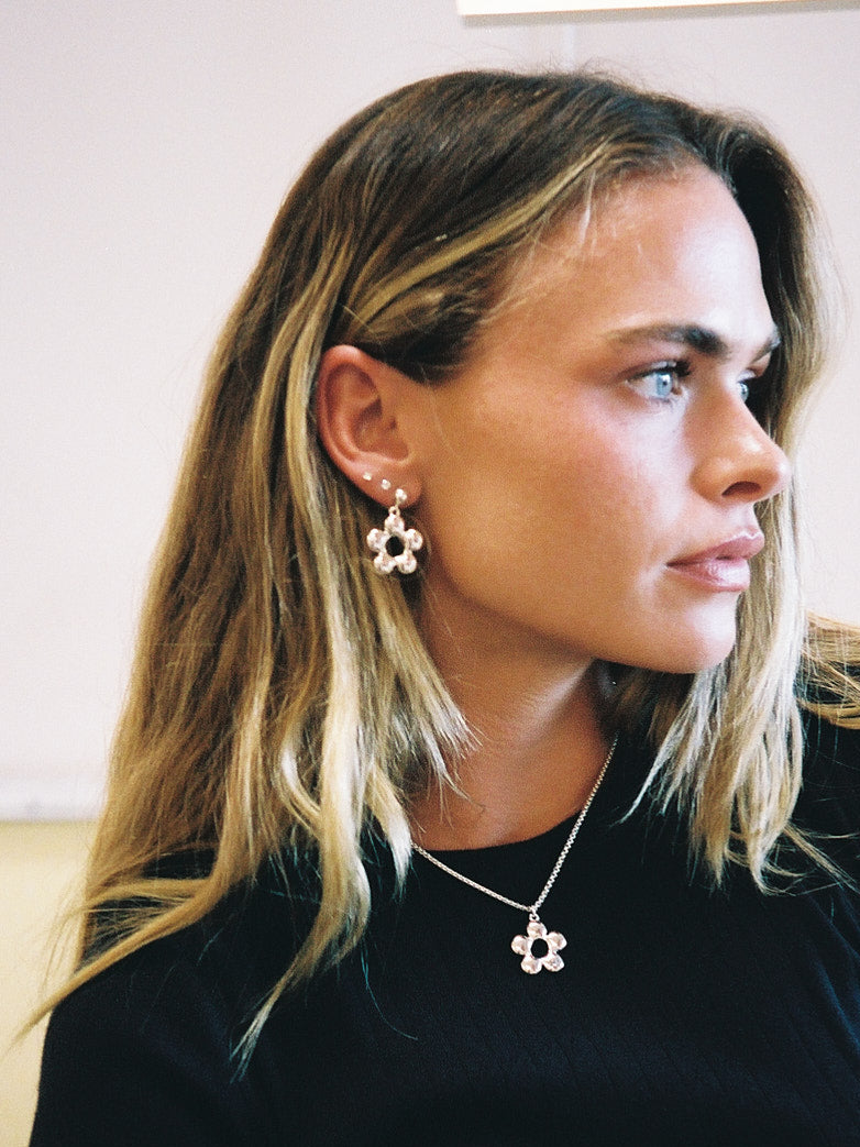 Florette Earrings - Silver
