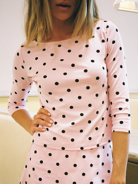 Nia Top - Pink Dot