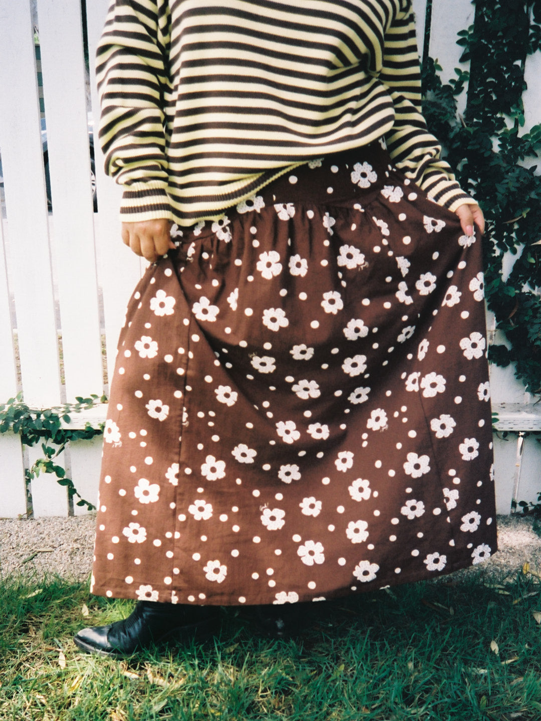Maeve Midi Skirt - Mod Dot